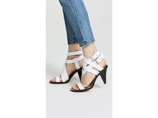 Sandalias IRO T.UE 38 Cuero Blanco 