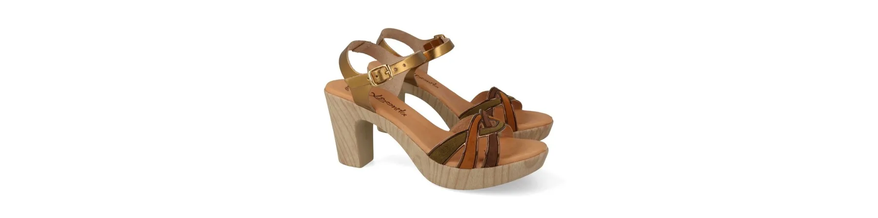 SANDALIAS TACON PLATAFORMA MUJER MOD. ZAFRA