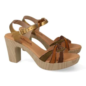 SANDALIAS TACON PLATAFORMA MUJER MOD. ZAFRA