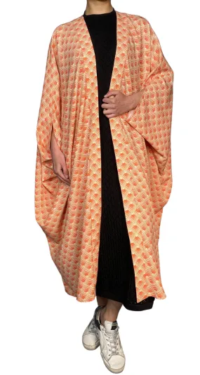 SANDRA WEIL Kimono Estampado Naranja