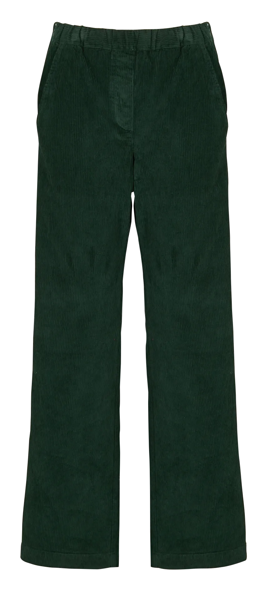 SIANOU - Pantalón recto de algodón en verde