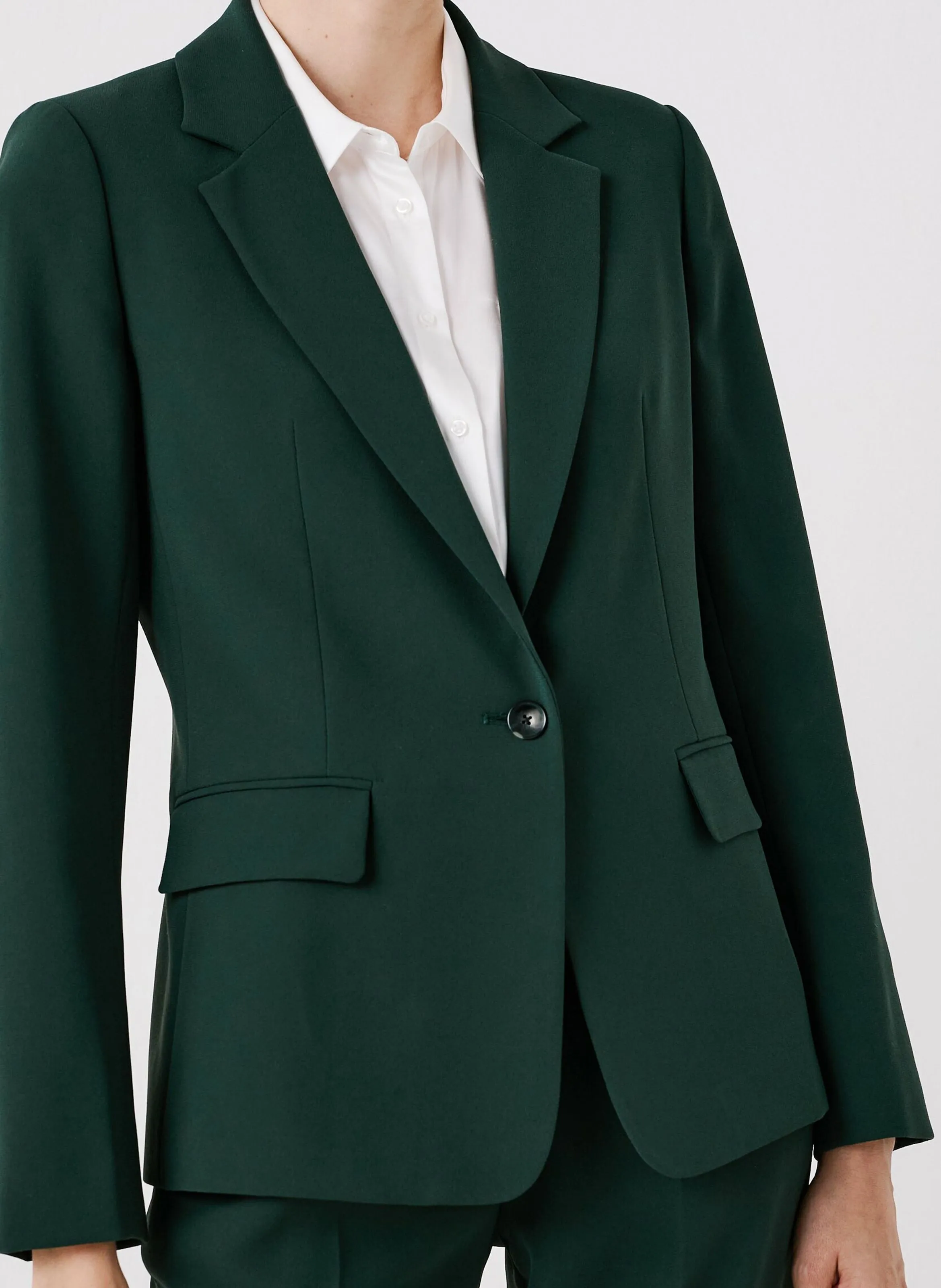 VANTEA2 - Chaqueta de sastre ajustada en verde