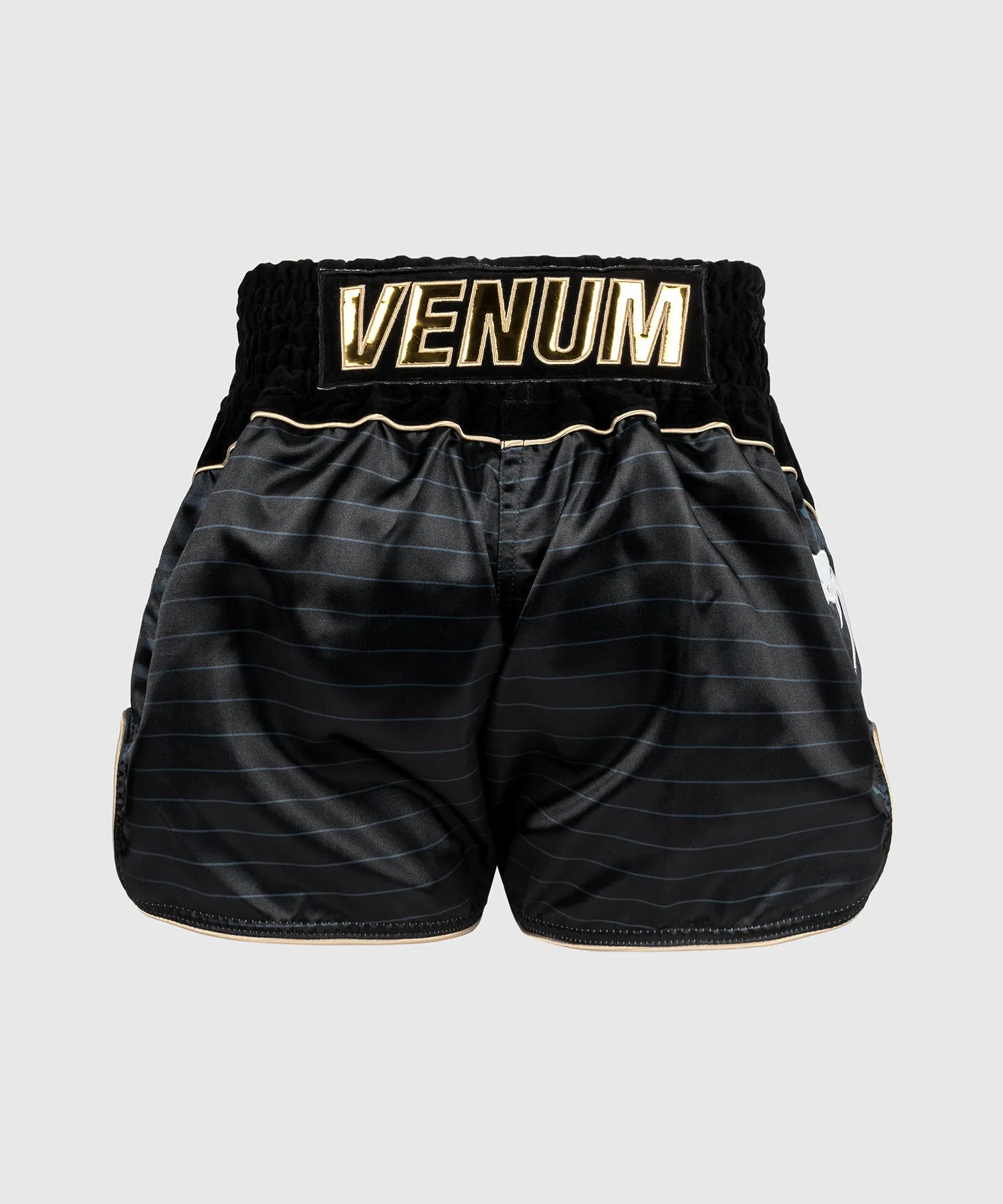 Venum Attack Shorts de Muay Thai - Negro/Gris