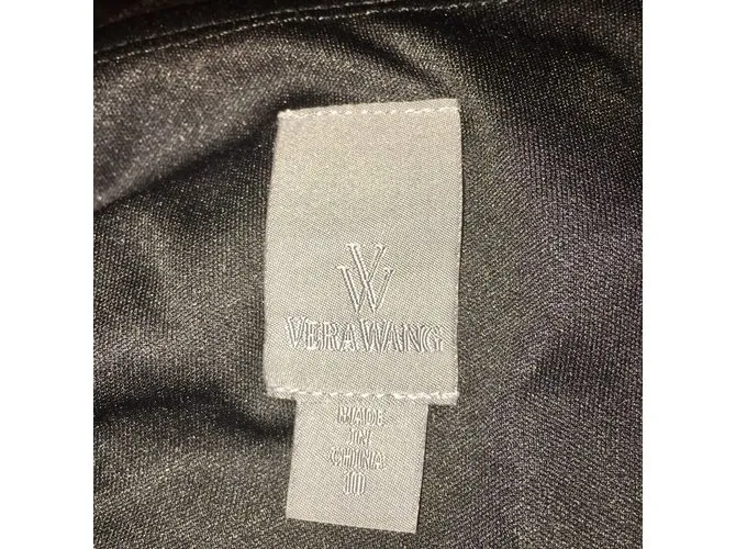 Vera Wang Vestido Negro 