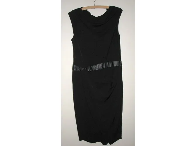 Vera Wang Vestido Negro 