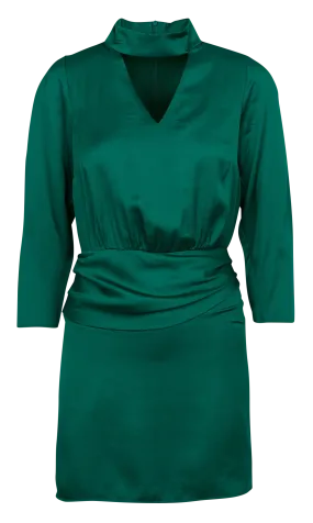 Vestido ajustado en verde