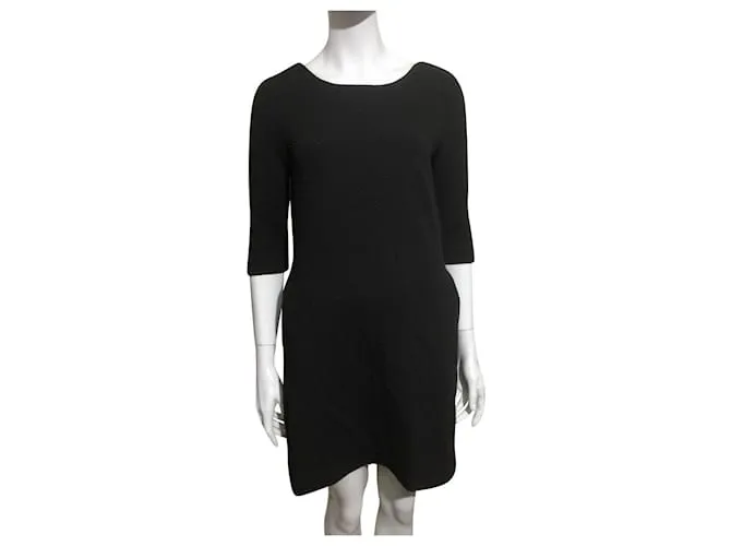 Vestido Ganni Fulton Negro 