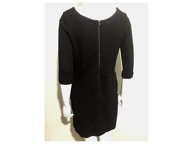 Vestido Ganni Fulton Negro 