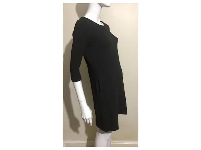 Vestido Ganni Fulton Negro 