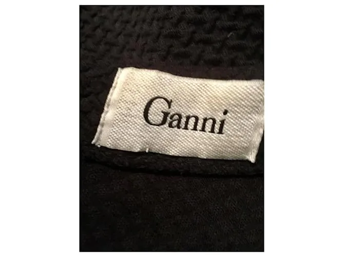 Vestido Ganni Fulton Negro 