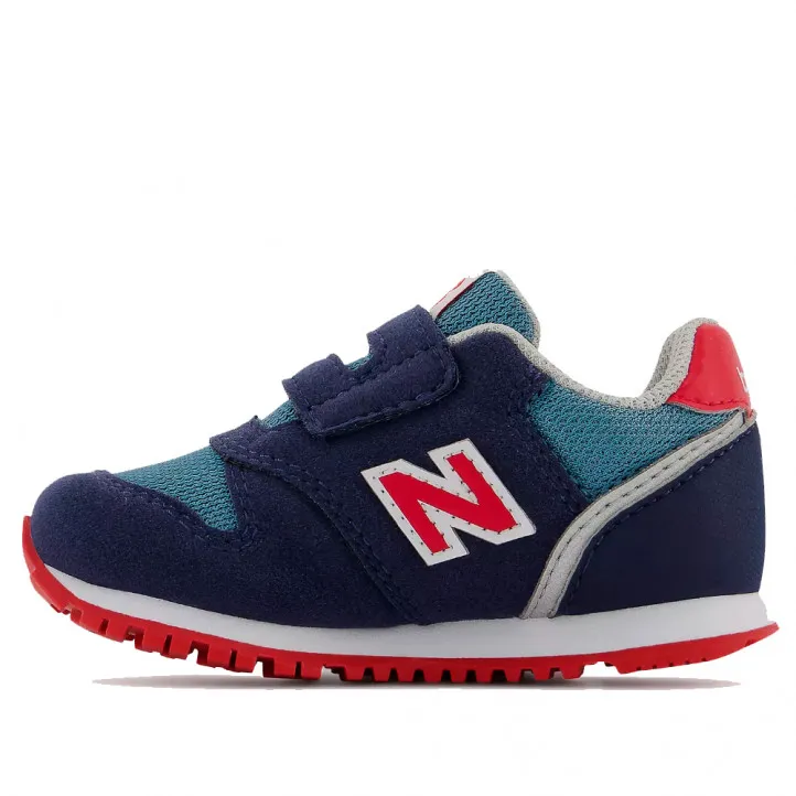 Zapatillas deporte New Balance 373 azules con zonas rojas