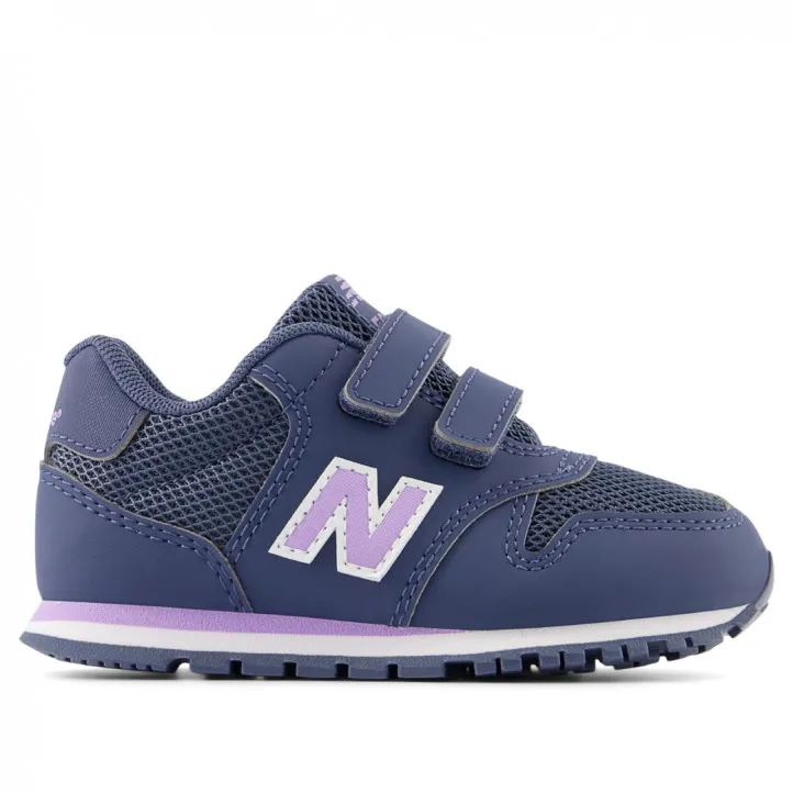 Zapatillas deporte New Balance 500 azules con detalles lilas