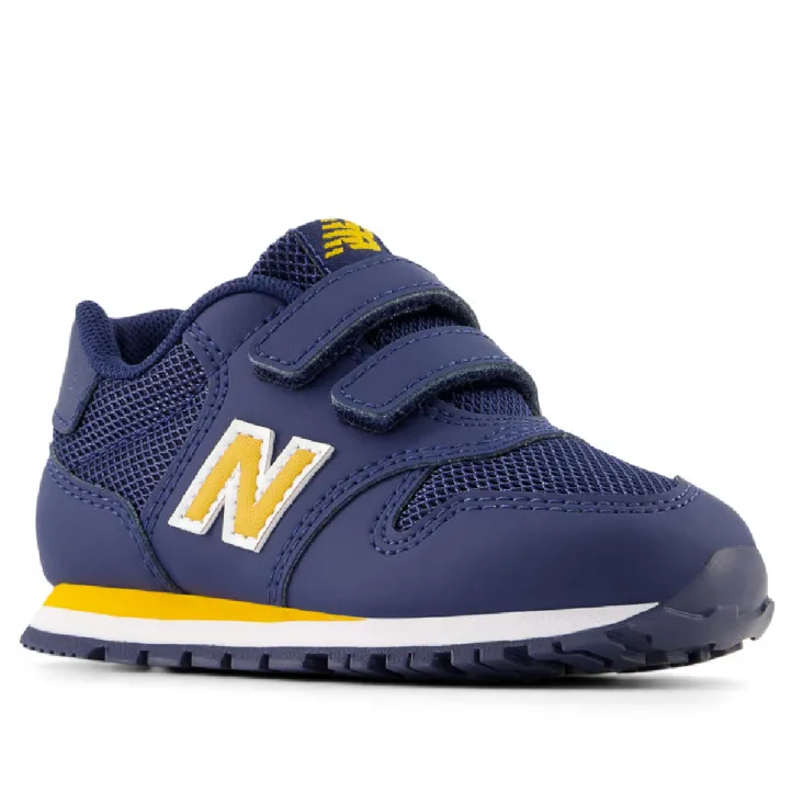 Zapatillas deporte New Balance 500 Hook & Loop azules y amarillos