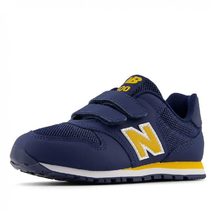 Zapatillas deporte New Balance 500 Hook & Loop azules y amarillos