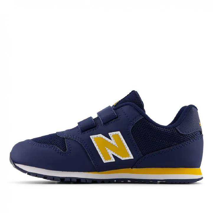 Zapatillas deporte New Balance 500 Hook & Loop azules y amarillos