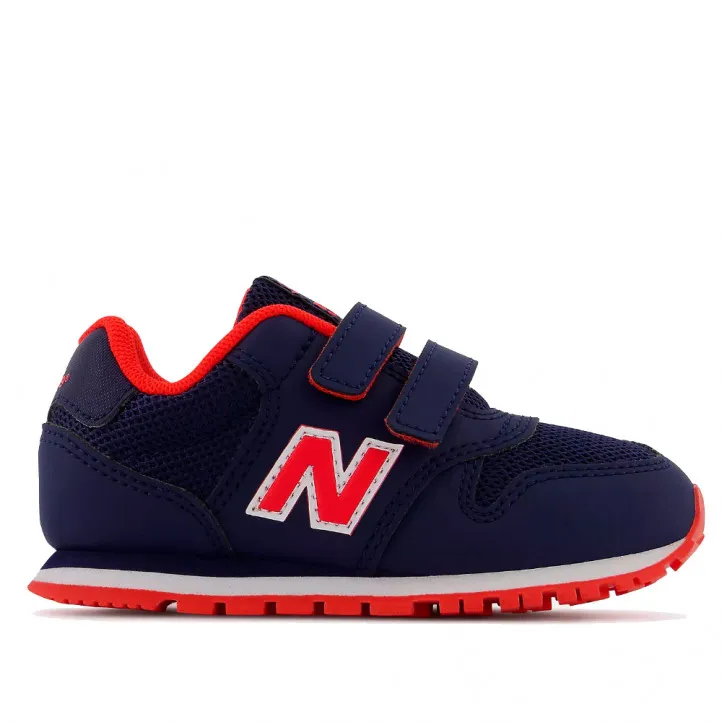 Zapatillas deporte New Balance 500 Hook & Loop azules y rojas