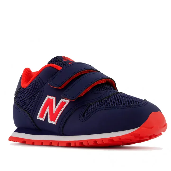 Zapatillas deporte New Balance 500 Hook & Loop azules y rojas