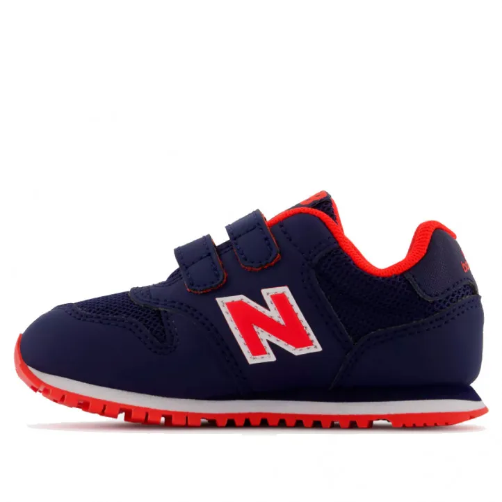 Zapatillas deporte New Balance 500 Hook & Loop azules y rojas