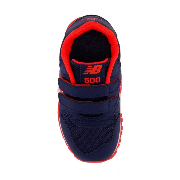 Zapatillas deporte New Balance 500 Hook & Loop azules y rojas