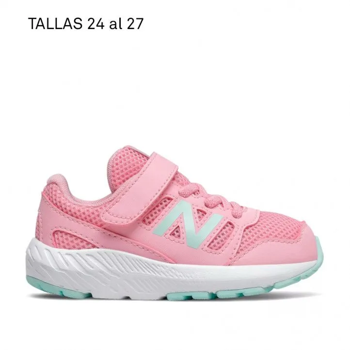 Zapatillas deporte New Balance 570 pink with white mint