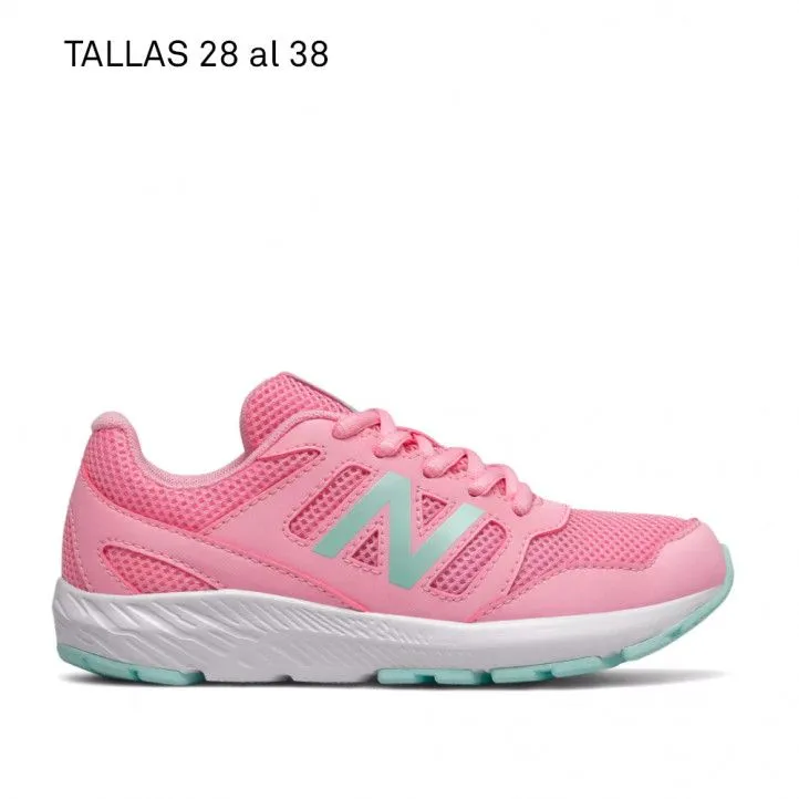 Zapatillas deporte New Balance 570 pink with white mint