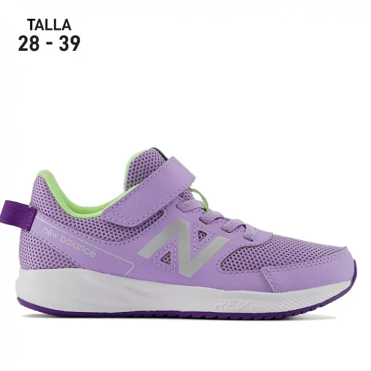 Zapatillas deporte New Balance 570v3 lilas Bungee Lace with Top Strap