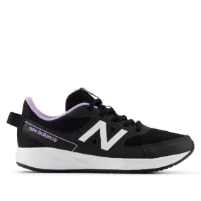 Zapatillas deporte New Balance 570v3 negras con interior lila