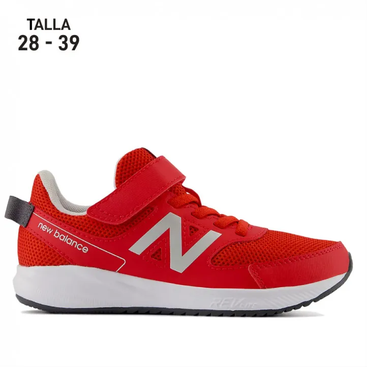 Zapatillas deporte New Balance 570v3 rojas Bungee Lace with Top Strap