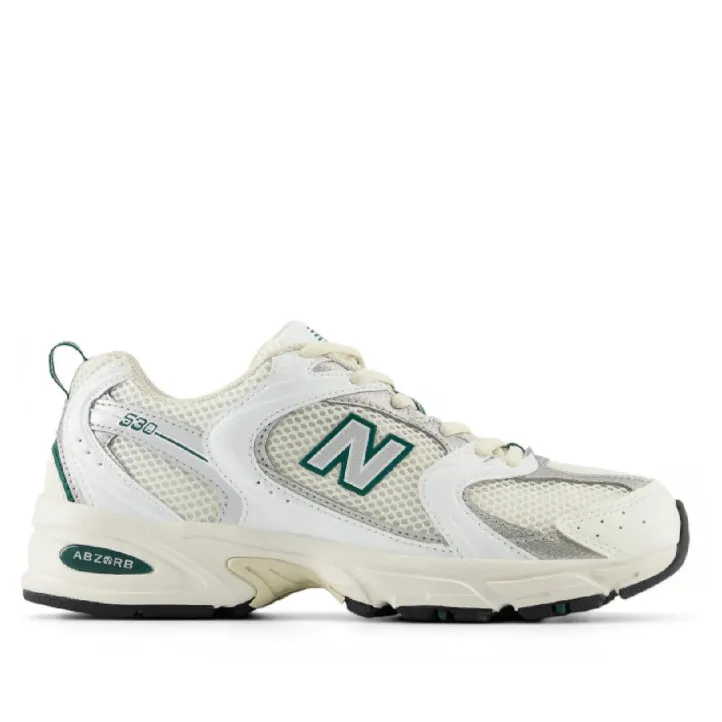 Zapatillas urban New Balance 530 sea salt con white y marsh green