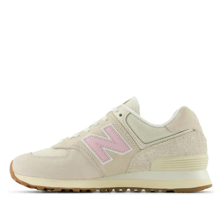 Zapatillas urban New Balance 574 linen con mid century pink y sea salt